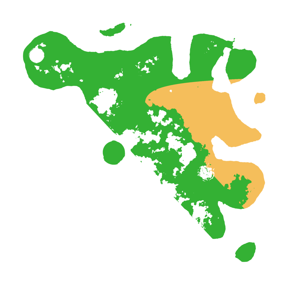 Biome Rust Map: Barren, Size: 3500, Seed: 1807186