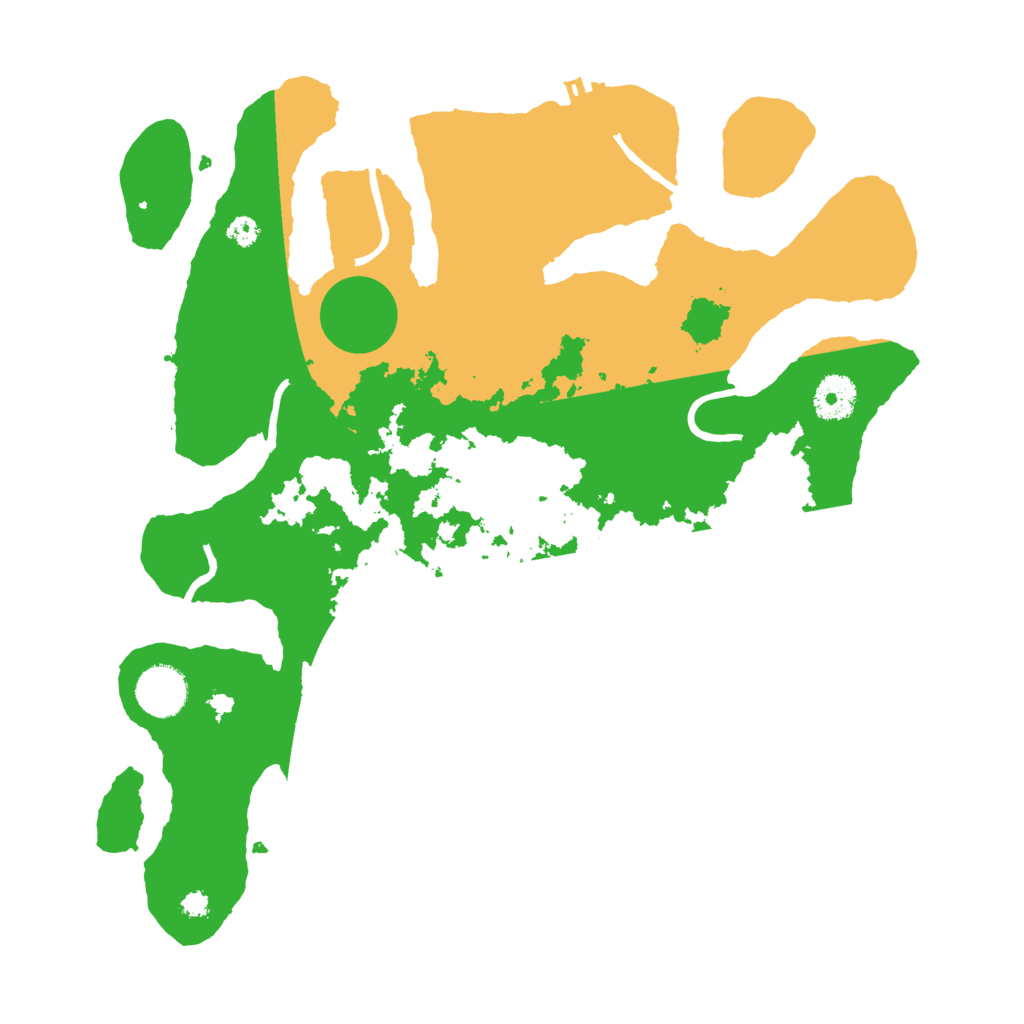 Biome Rust Map: Procedural Map, Size: 3500, Seed: 459351