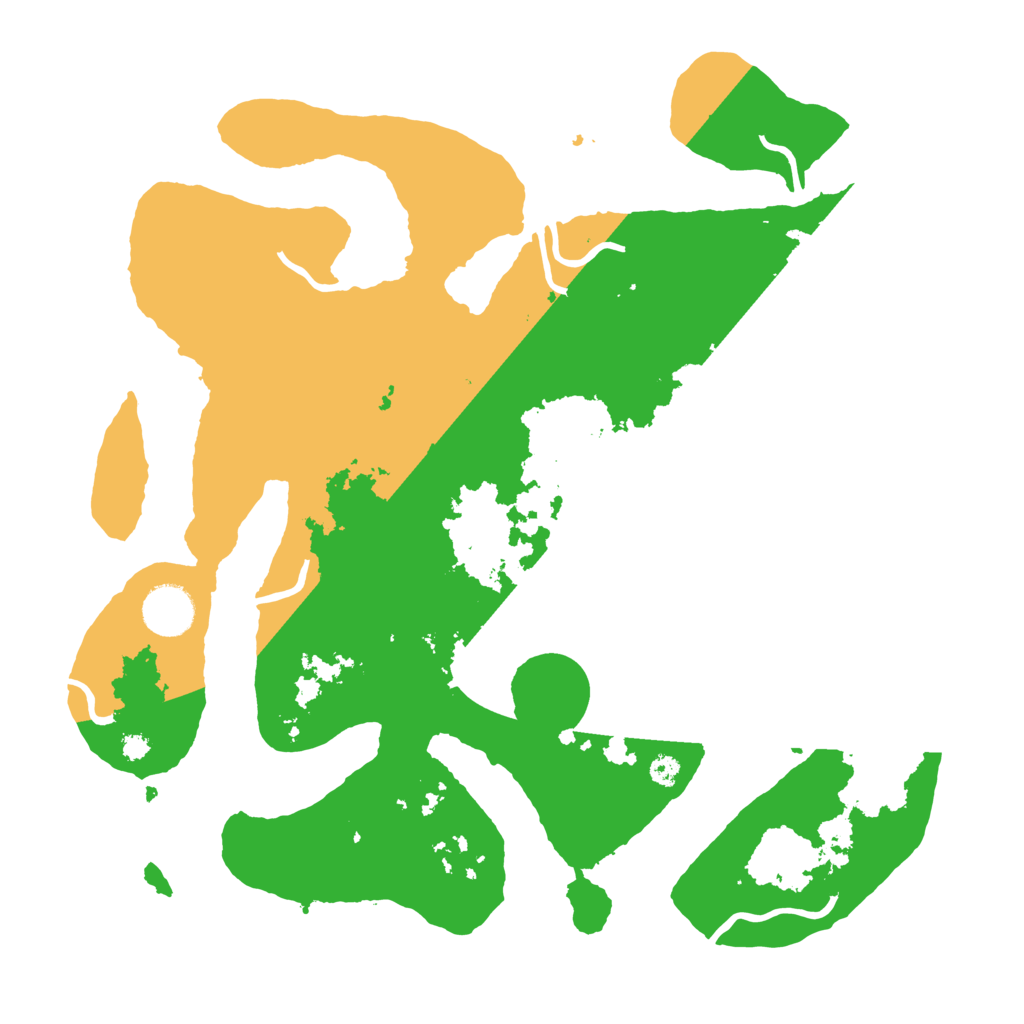 Biome Rust Map: Procedural Map, Size: 3500, Seed: 5936826