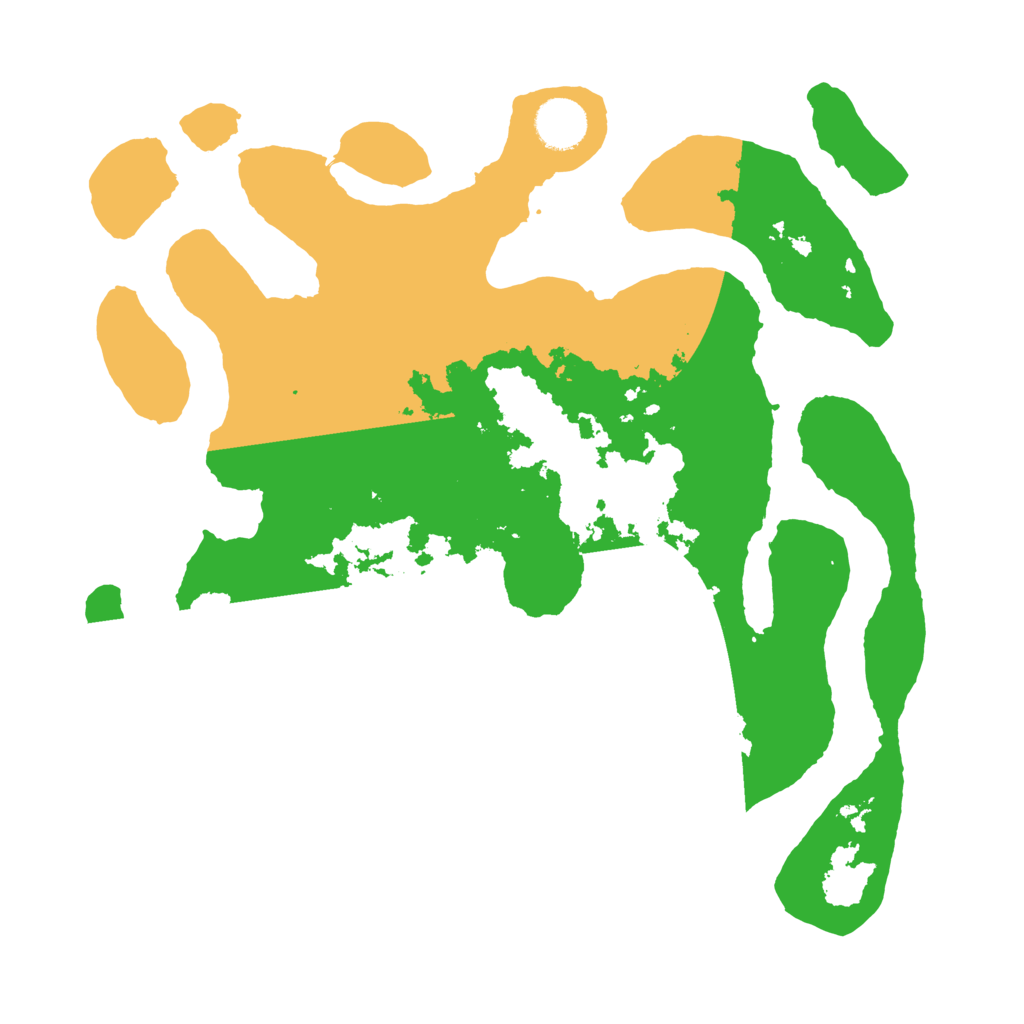 Biome Rust Map: Barren, Size: 3500, Seed: 1583527592