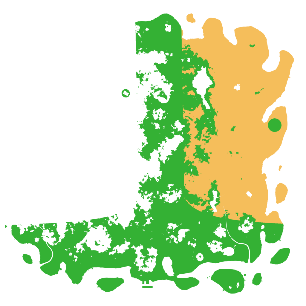Biome Rust Map: Procedural Map, Size: 6000, Seed: 135678