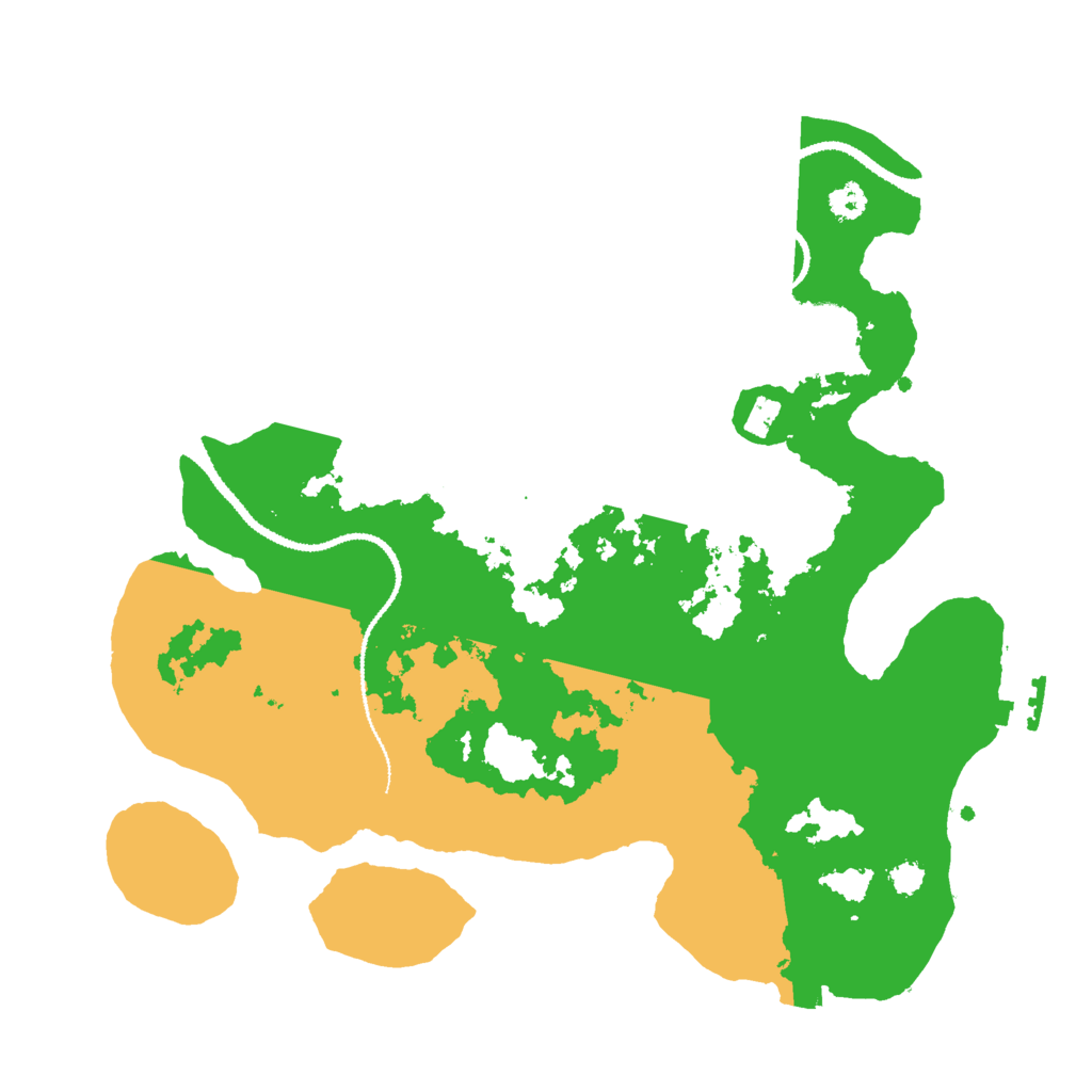 Biome Rust Map: Procedural Map, Size: 3000, Seed: 32651
