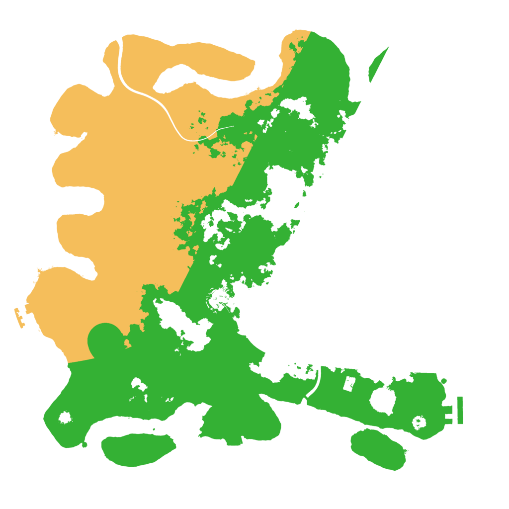 Biome Rust Map: Procedural Map, Size: 3750, Seed: 696969