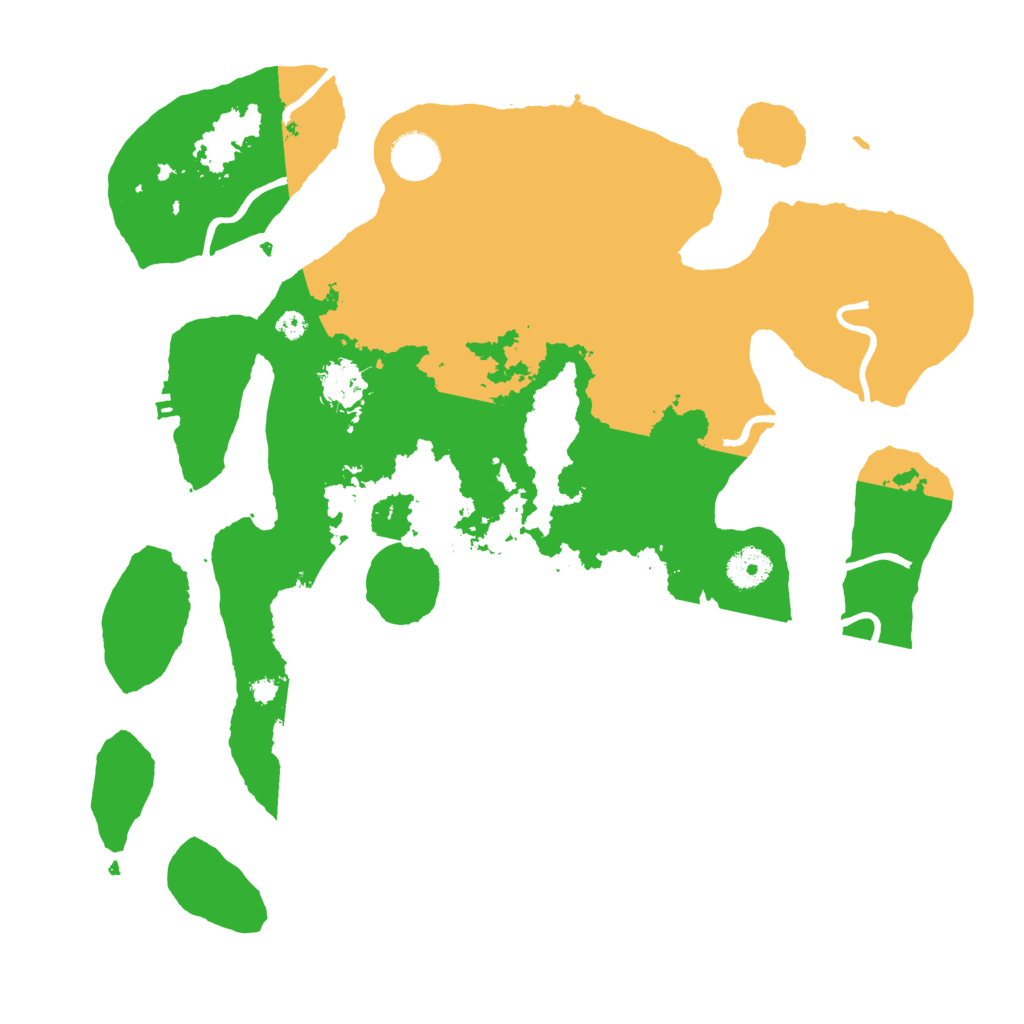 Biome Rust Map: Procedural Map, Size: 3700, Seed: 4947336