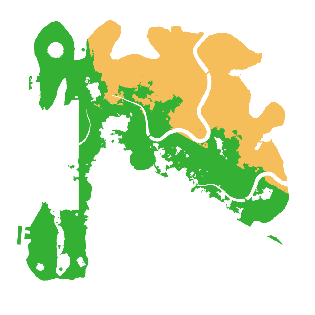 Biome Rust Map: Procedural Map, Size: 3500, Seed: 3982034