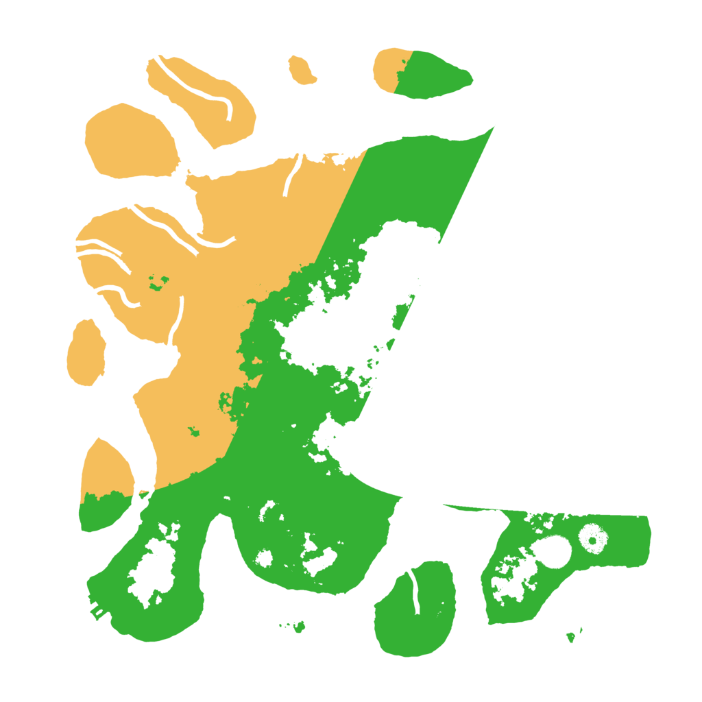 Biome Rust Map: Procedural Map, Size: 3700, Seed: 4310873