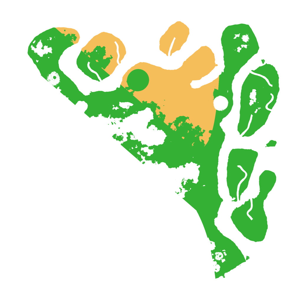 Biome Rust Map: Procedural Map, Size: 3700, Seed: 3158787