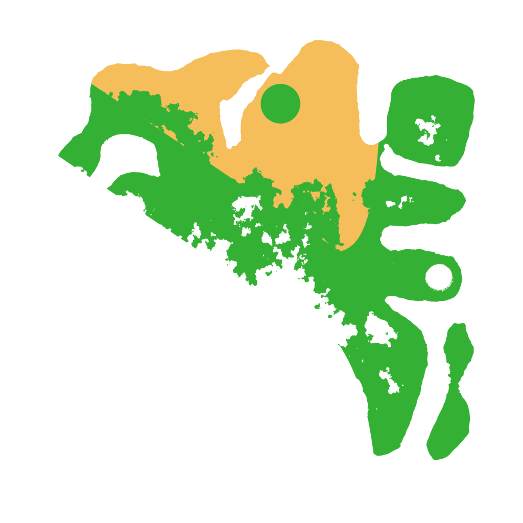 Biome Rust Map: Barren, Size: 3500, Seed: 2213925