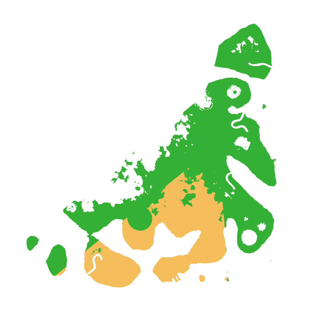 Biome Rust Map: Procedural Map, Size: 3500, Seed: 2296723