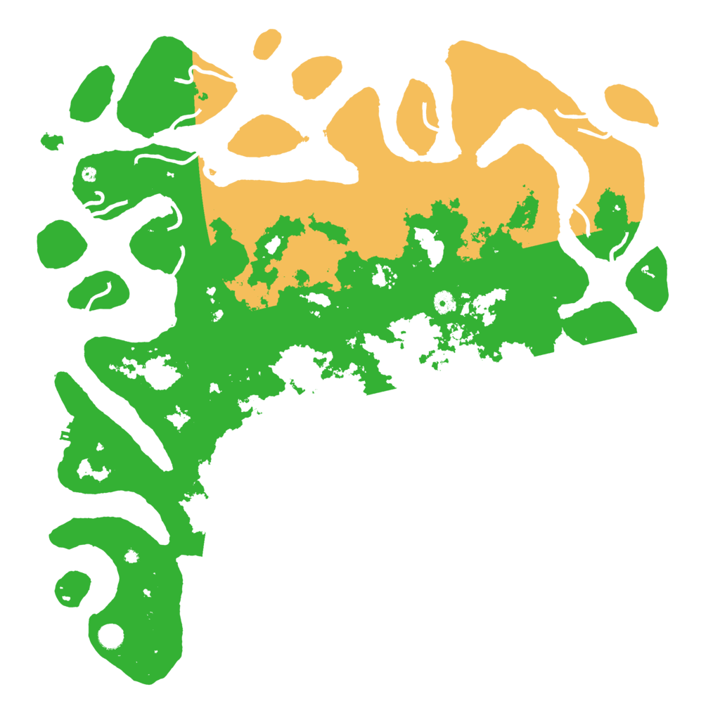 Biome Rust Map: Procedural Map, Size: 5000, Seed: 5200