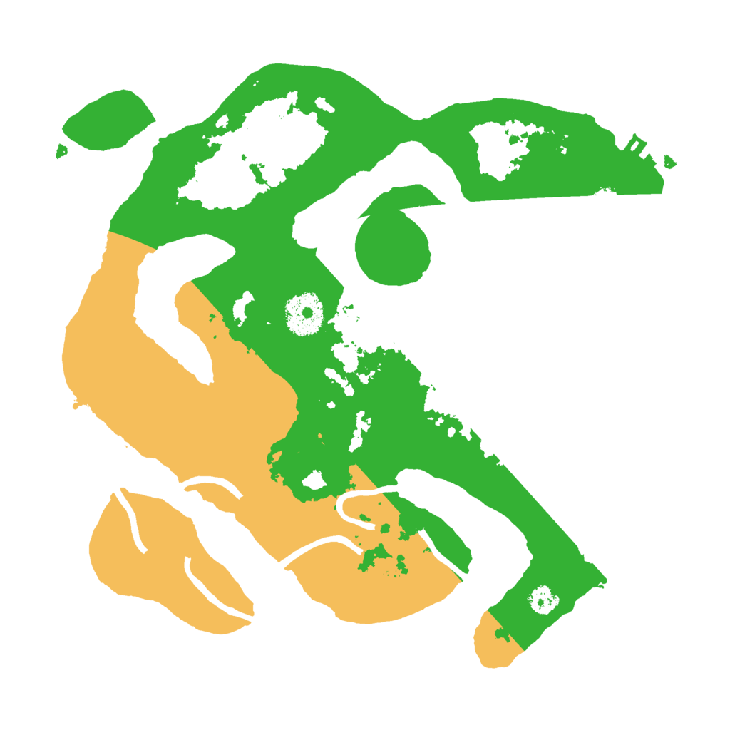 Biome Rust Map: Procedural Map, Size: 2700, Seed: 72497