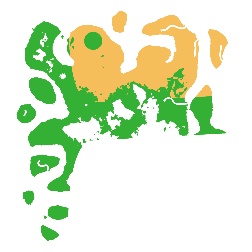 Biome Rust Map: Procedural Map, Size: 3700, Seed: 5188699