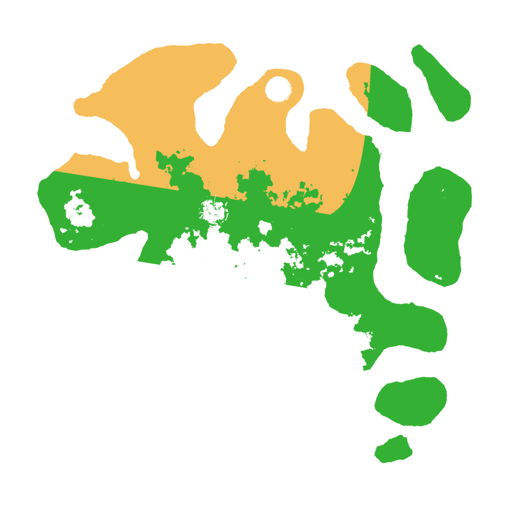 Biome Rust Map: Barren, Size: 3500, Seed: 2425944