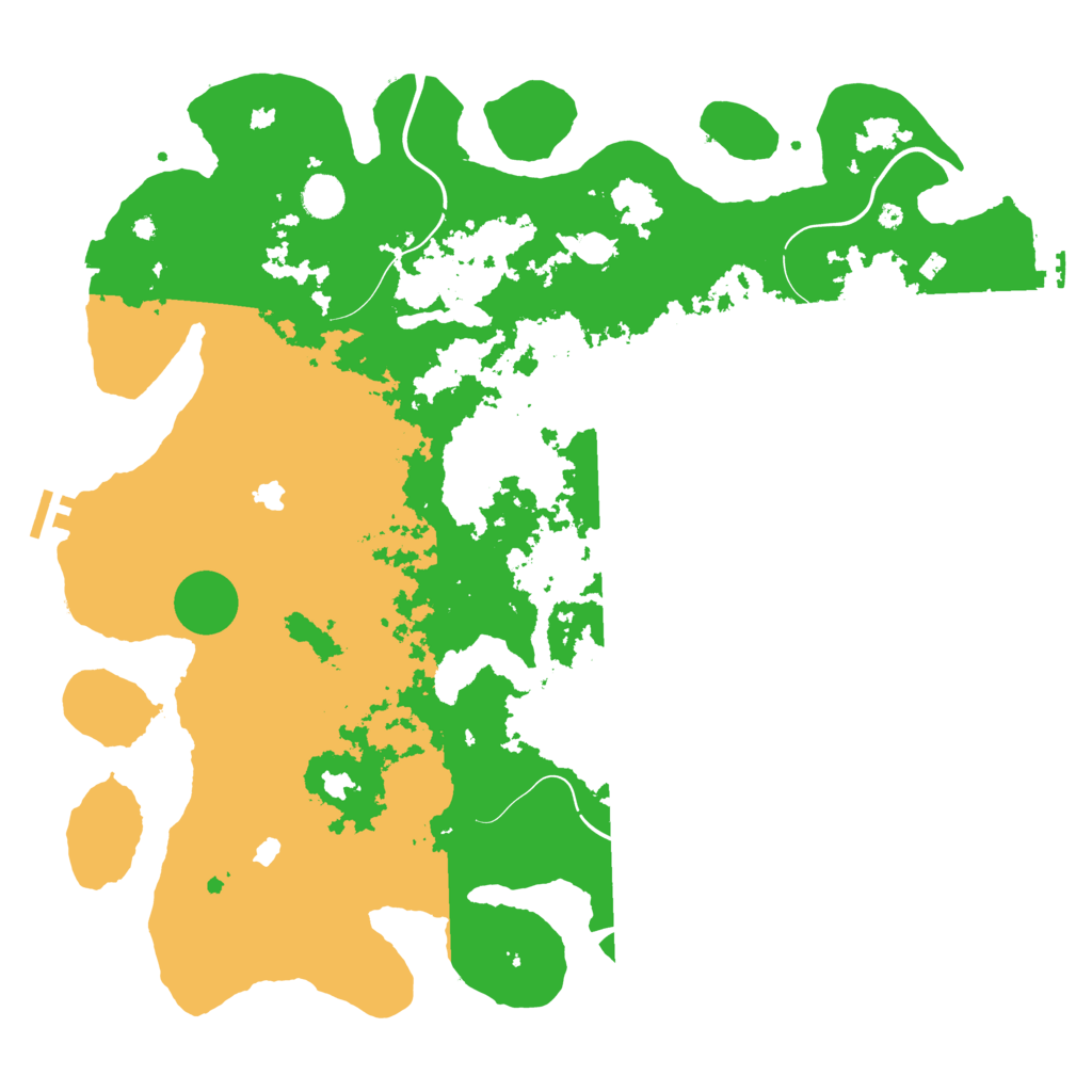 Biome Rust Map: Procedural Map, Size: 4500, Seed: 13101987
