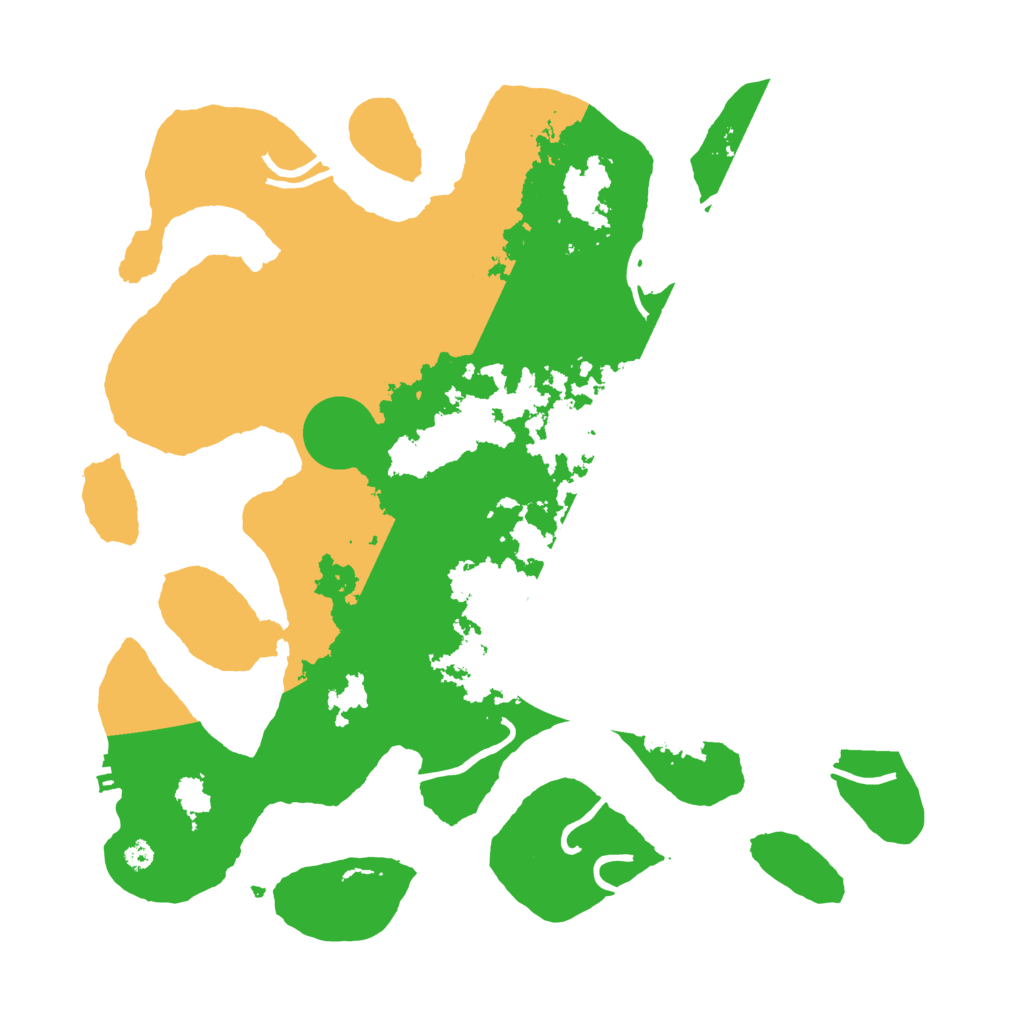Biome Rust Map: Procedural Map, Size: 3700, Seed: 3817707