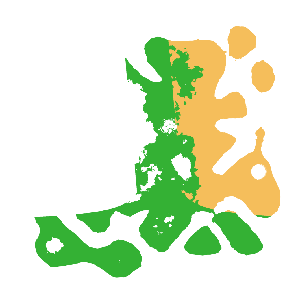 Biome Rust Map: Barren, Size: 3500, Seed: 4160105