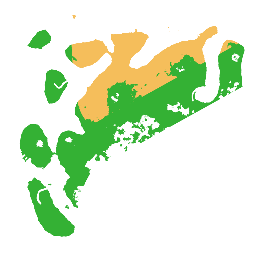 Biome Rust Map: Procedural Map, Size: 3500, Seed: 3186735