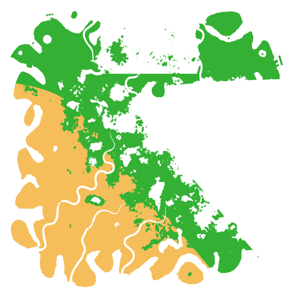 Biome Rust Map: Procedural Map, Size: 6000, Seed: 1758693