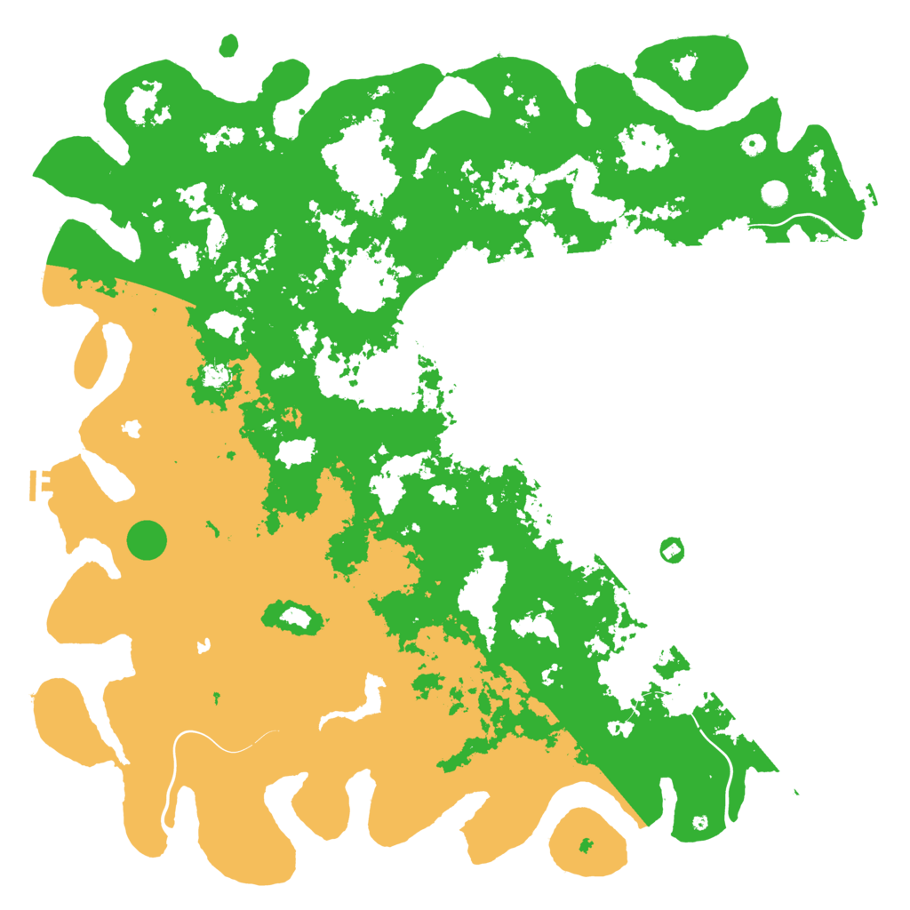 Biome Rust Map: Procedural Map, Size: 6000, Seed: 1758693