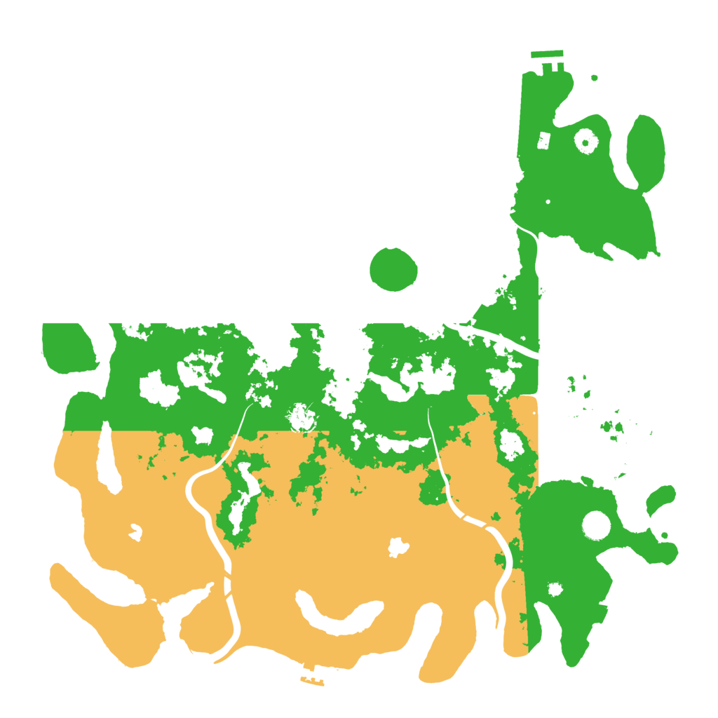 Biome Rust Map: Procedural Map, Size: 4500, Seed: 441177