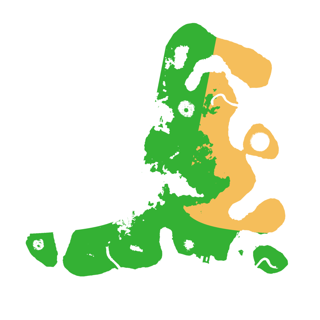 Biome Rust Map: Procedural Map, Size: 3000, Seed: 1070886815