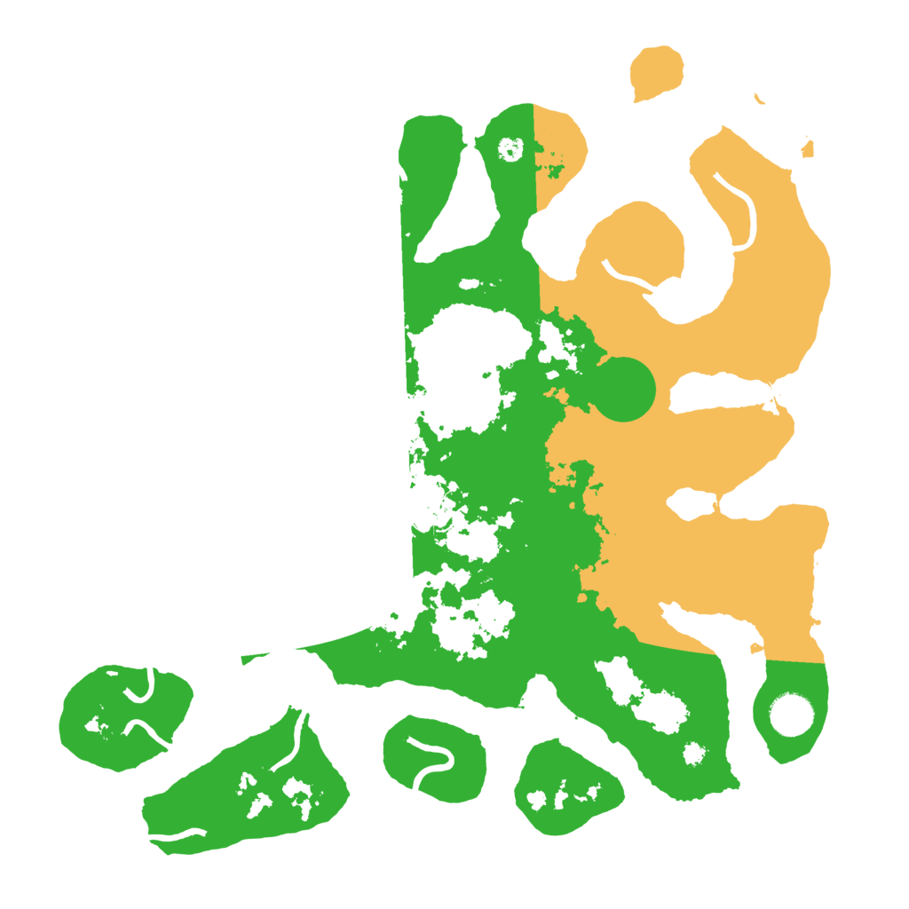 Biome Rust Map: Procedural Map, Size: 3700, Seed: 1513577