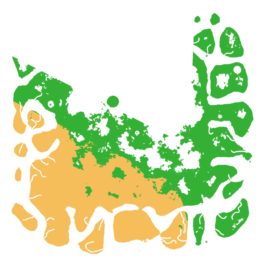 Biome Rust Map: Procedural Map, Size: 6000, Seed: 3042022