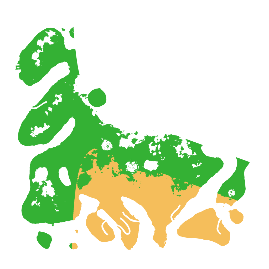 Biome Rust Map: Procedural Map, Size: 3950, Seed: 545681102