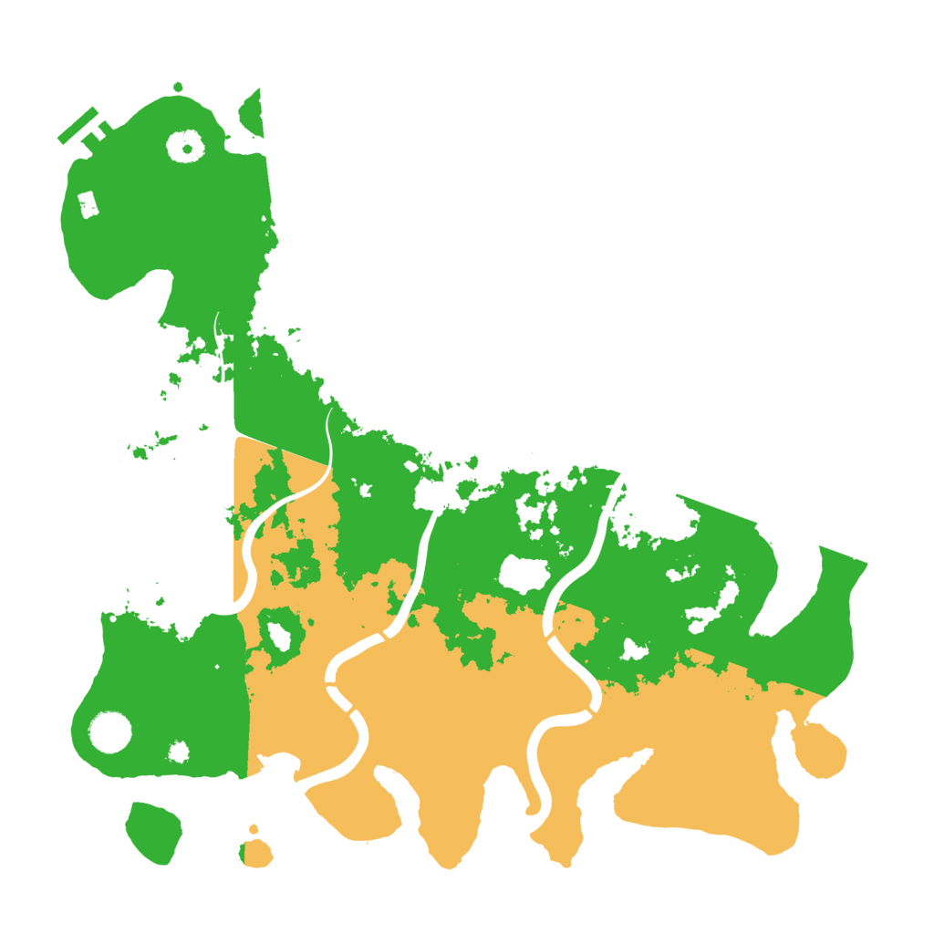 Biome Rust Map: Procedural Map, Size: 3950, Seed: 545681102