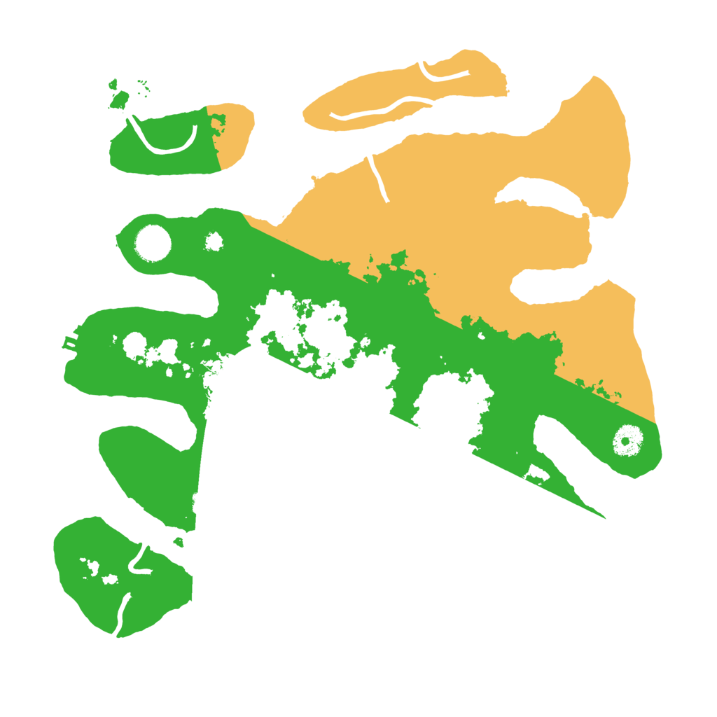 Biome Rust Map: Procedural Map, Size: 3500, Seed: 73846