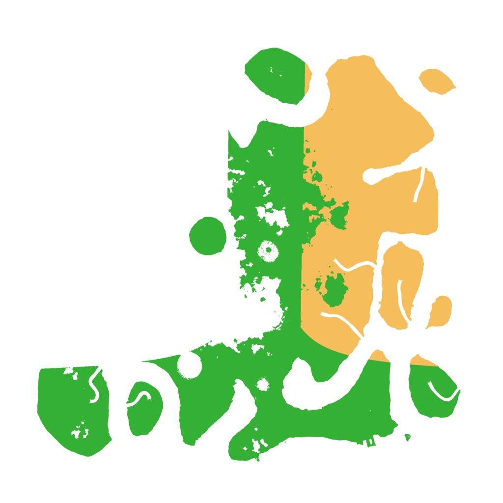 Biome Rust Map: Procedural Map, Size: 3700, Seed: 2180868