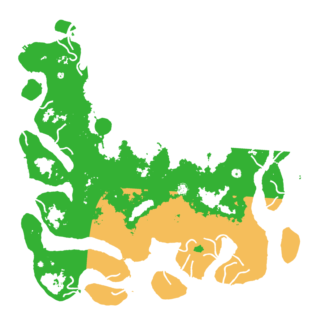 Biome Rust Map: Procedural Map, Size: 5000, Seed: 1306757486