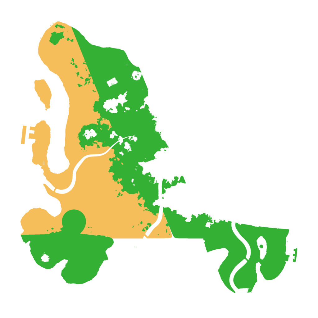 Biome Rust Map: Procedural Map, Size: 3500, Seed: 2658163