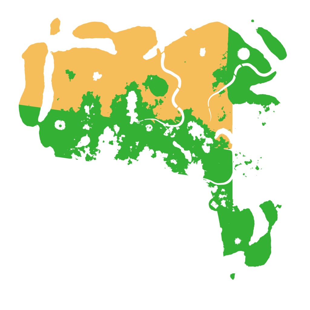 Biome Rust Map: Procedural Map, Size: 4500, Seed: 78905124