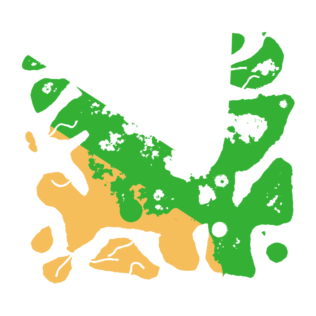 Biome Rust Map: Procedural Map, Size: 3700, Seed: 5563390