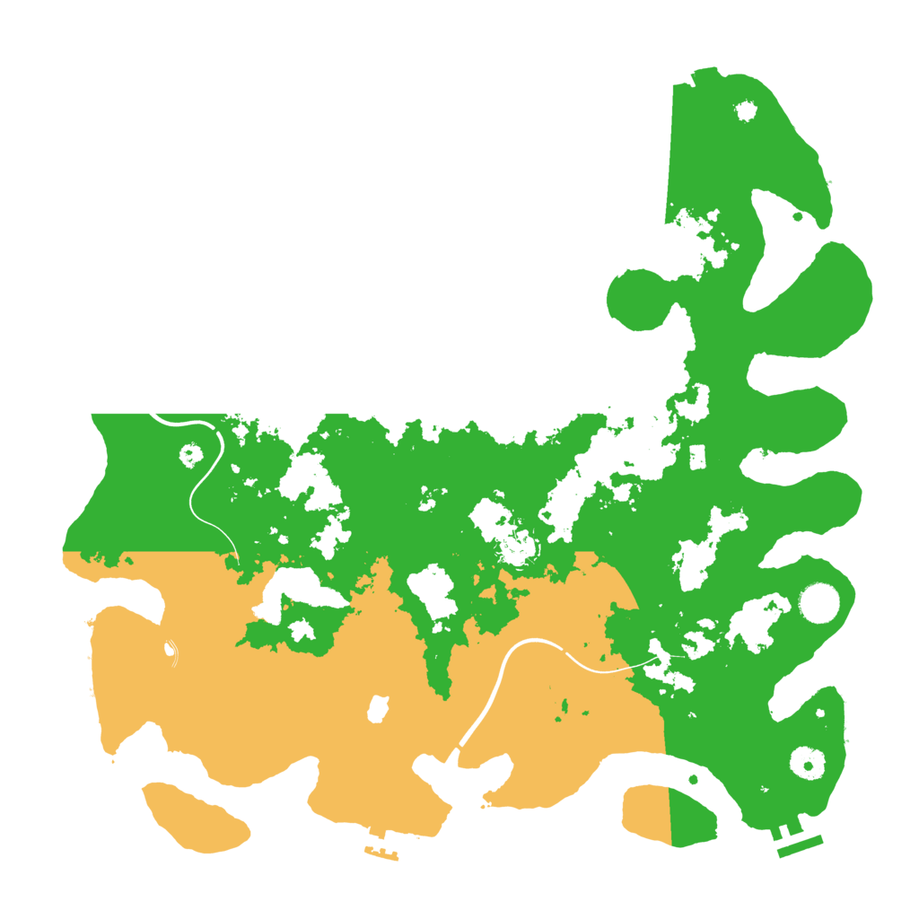 Biome Rust Map: Procedural Map, Size: 4000, Seed: 19000