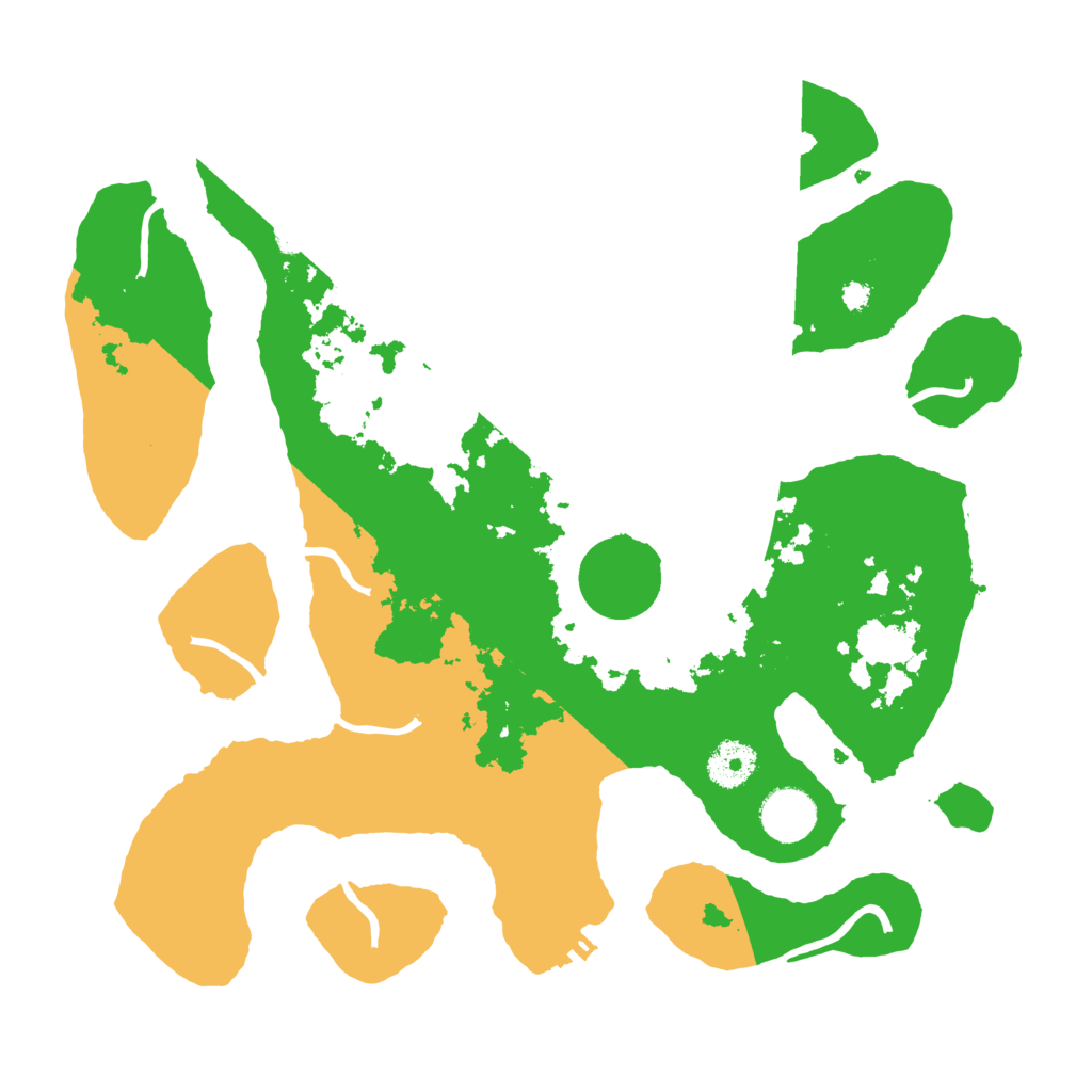 Biome Rust Map: Procedural Map, Size: 3500, Seed: 3223548