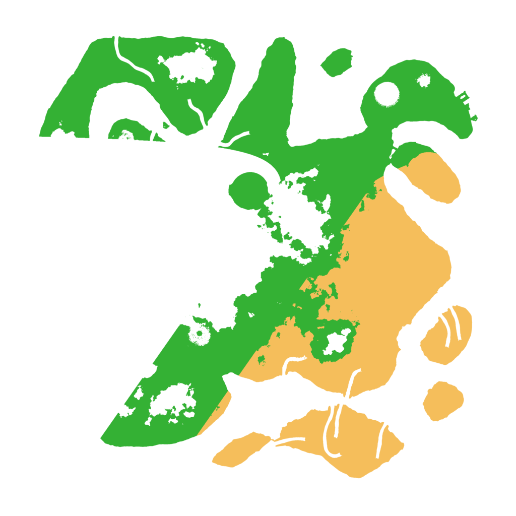 Biome Rust Map: Procedural Map, Size: 3700, Seed: 2119541