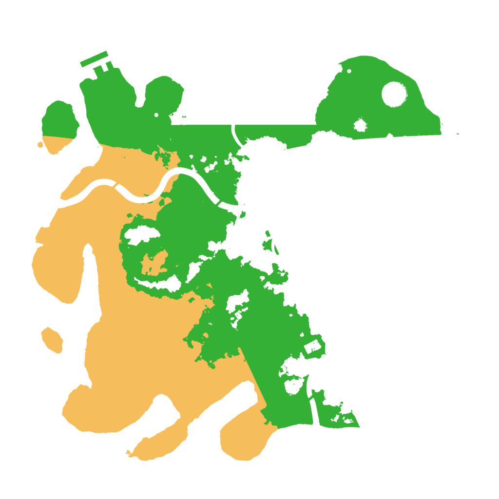 Biome Rust Map: Procedural Map, Size: 3500, Seed: 1455508