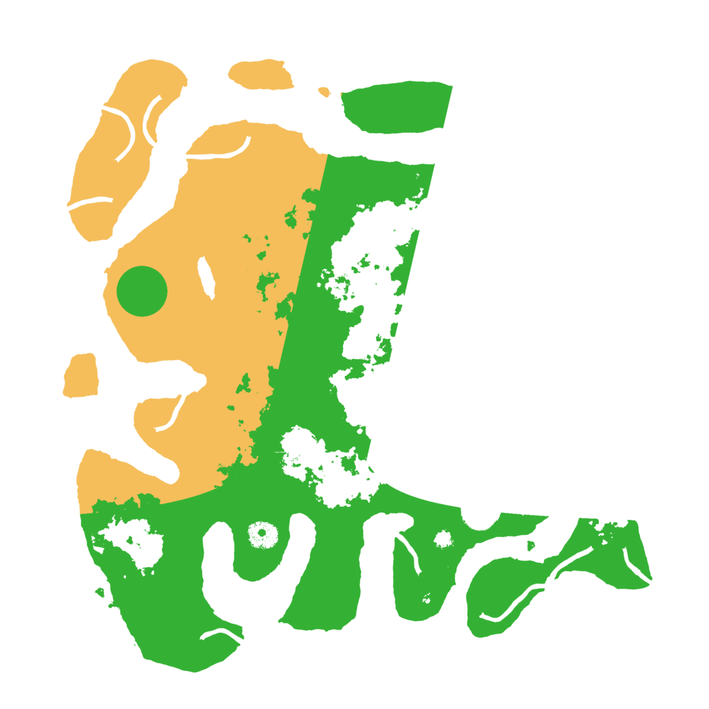 Biome Rust Map: Procedural Map, Size: 3700, Seed: 4835238