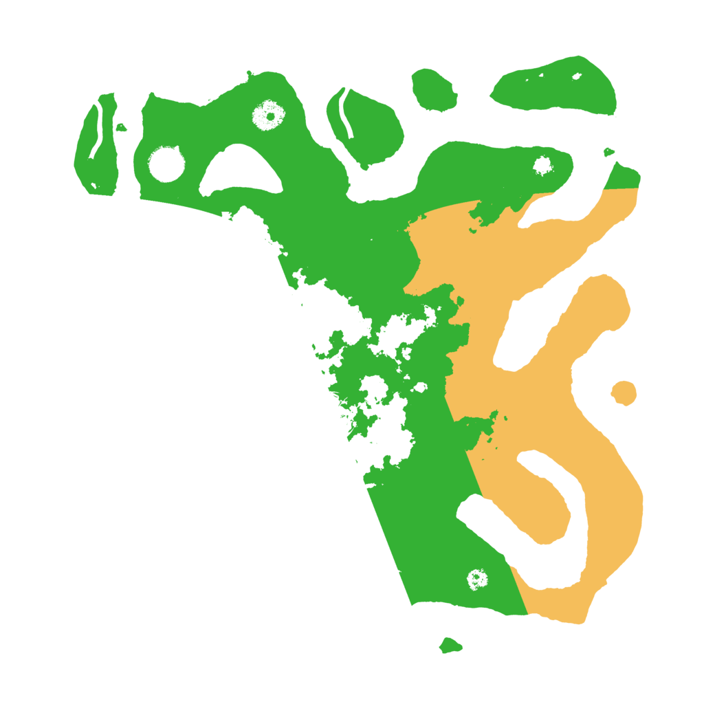 Biome Rust Map: Procedural Map, Size: 3500, Seed: 3209478