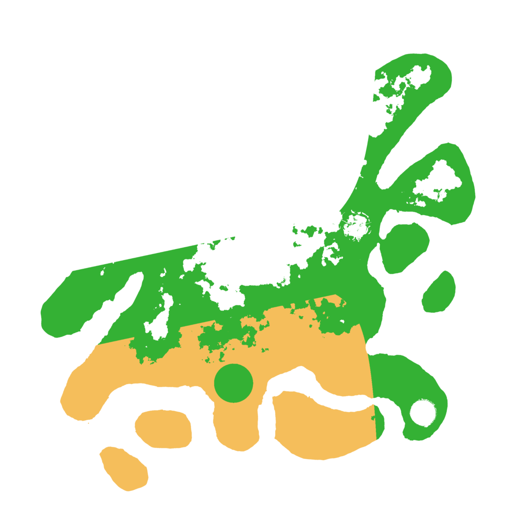 Biome Rust Map: Barren, Size: 3500, Seed: 237412