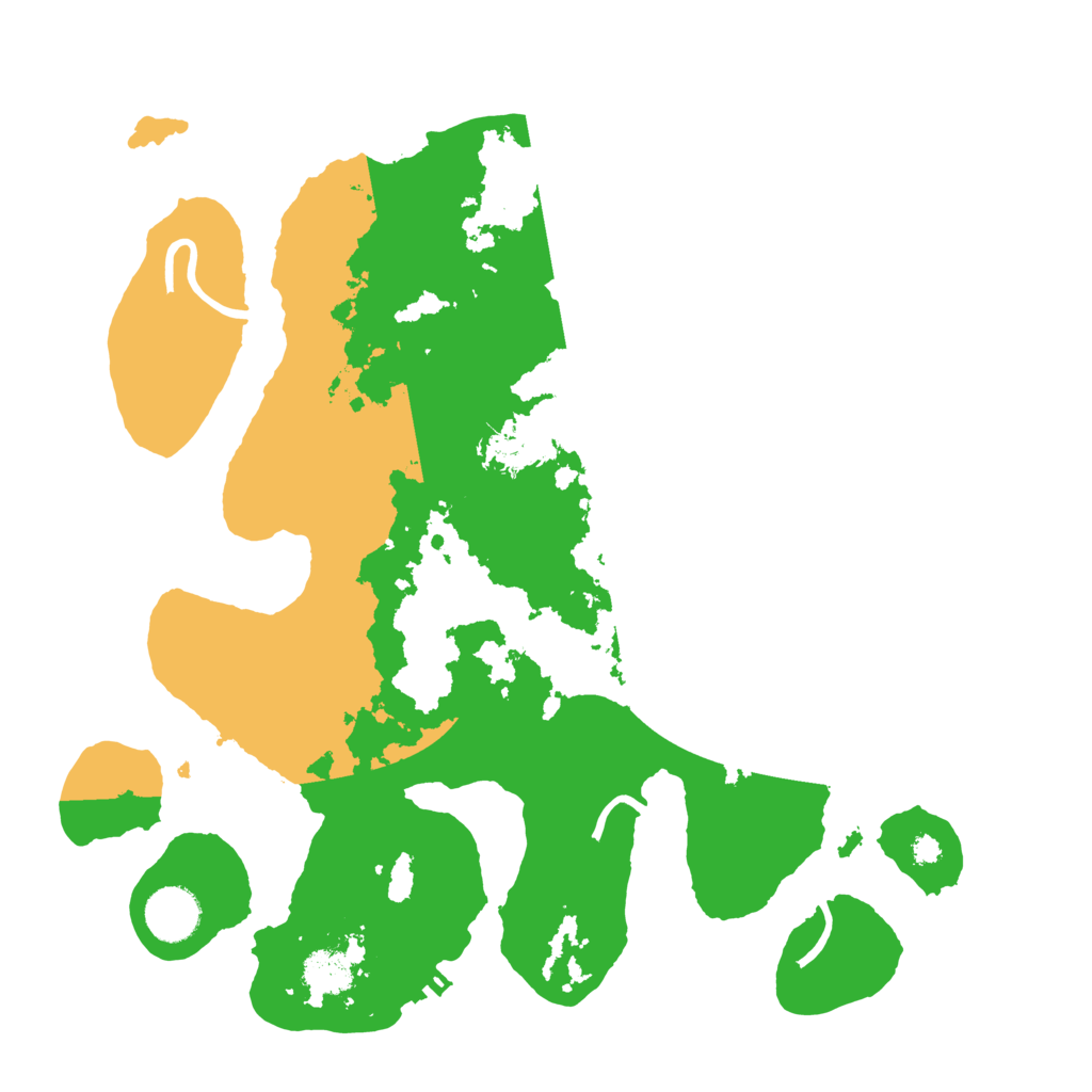 Biome Rust Map: Procedural Map, Size: 3500, Seed: 3672034