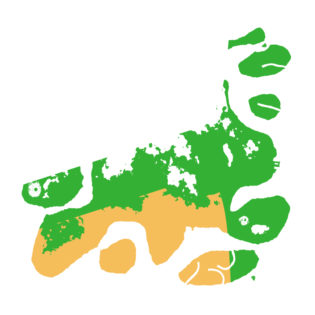 Biome Rust Map: Procedural Map, Size: 3500, Seed: 4569037