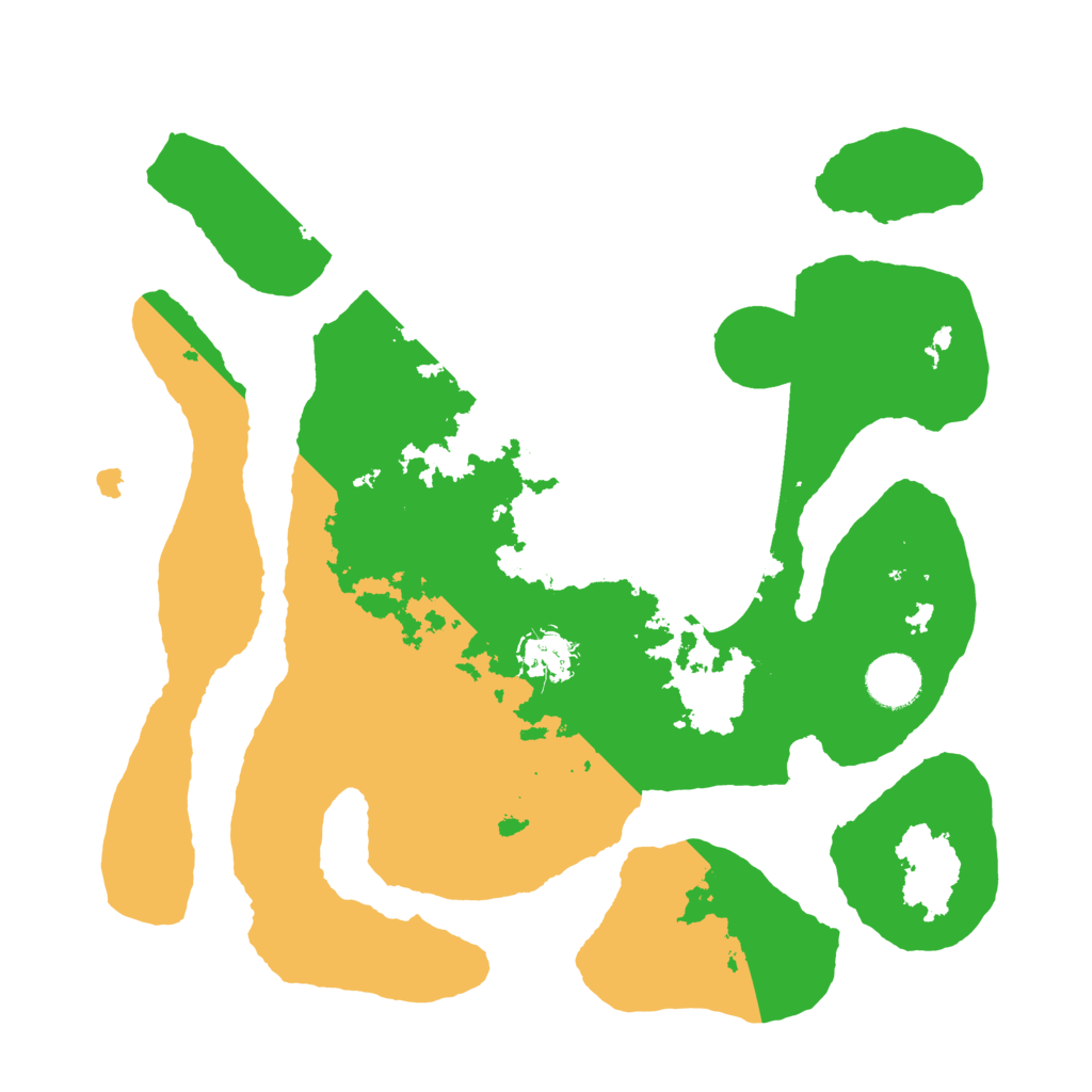 Biome Rust Map: Barren, Size: 3500, Seed: 4980911