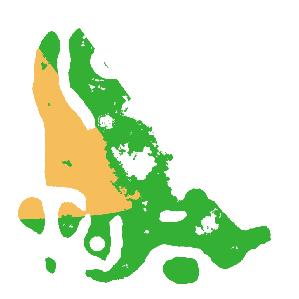 Biome Rust Map: Barren, Size: 3500, Seed: 759553