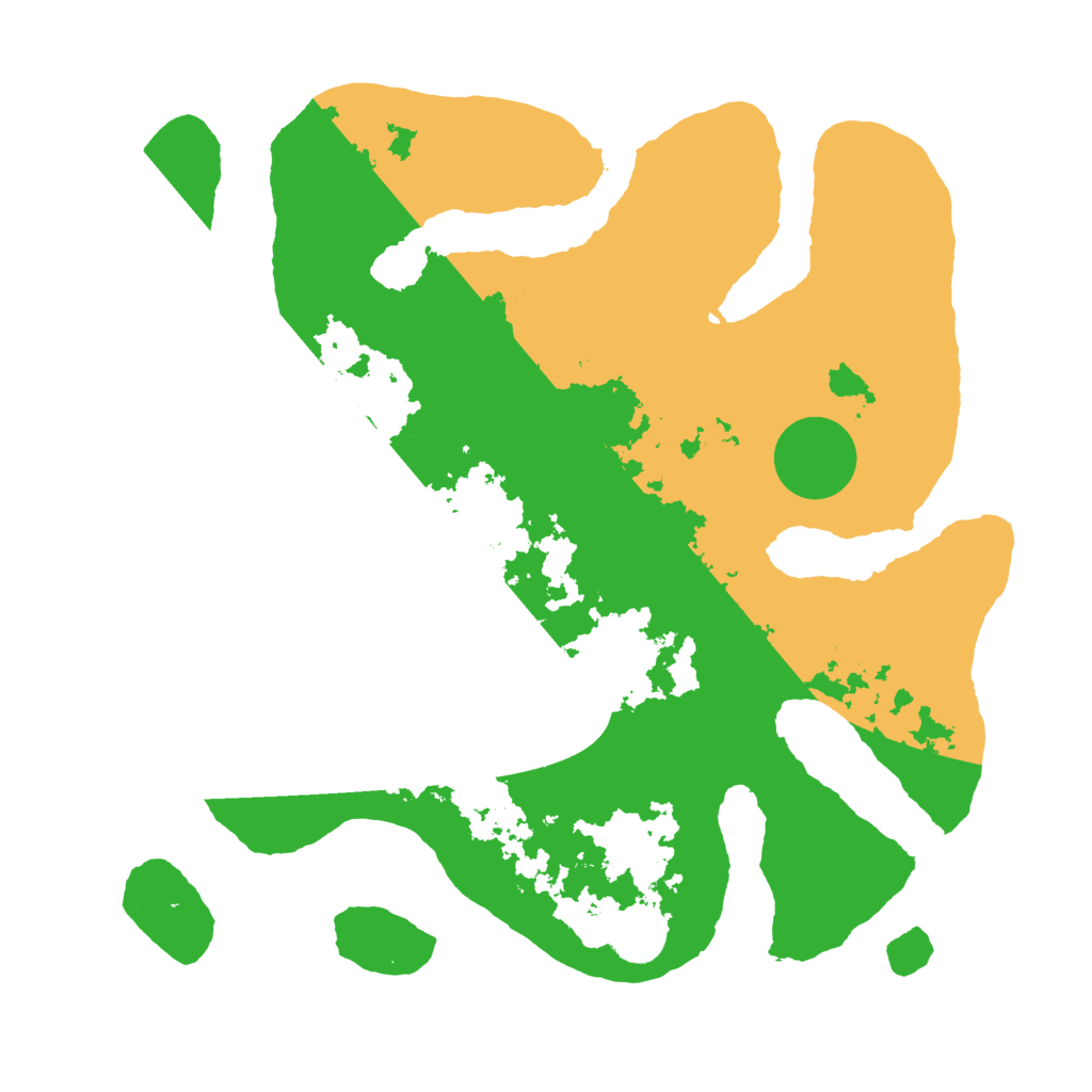 Biome Rust Map: Barren, Size: 3500, Seed: 3727603