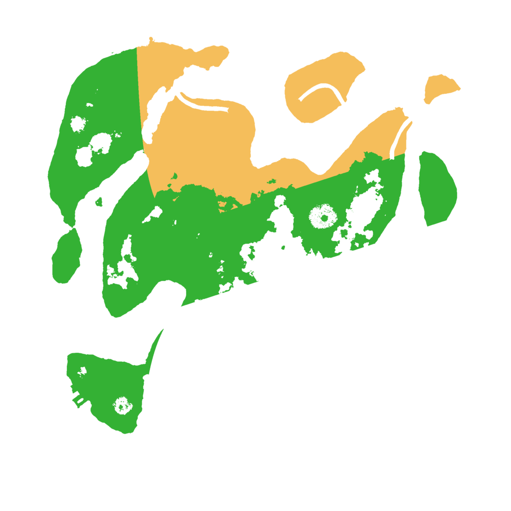 Biome Rust Map: Procedural Map, Size: 3000, Seed: 1206