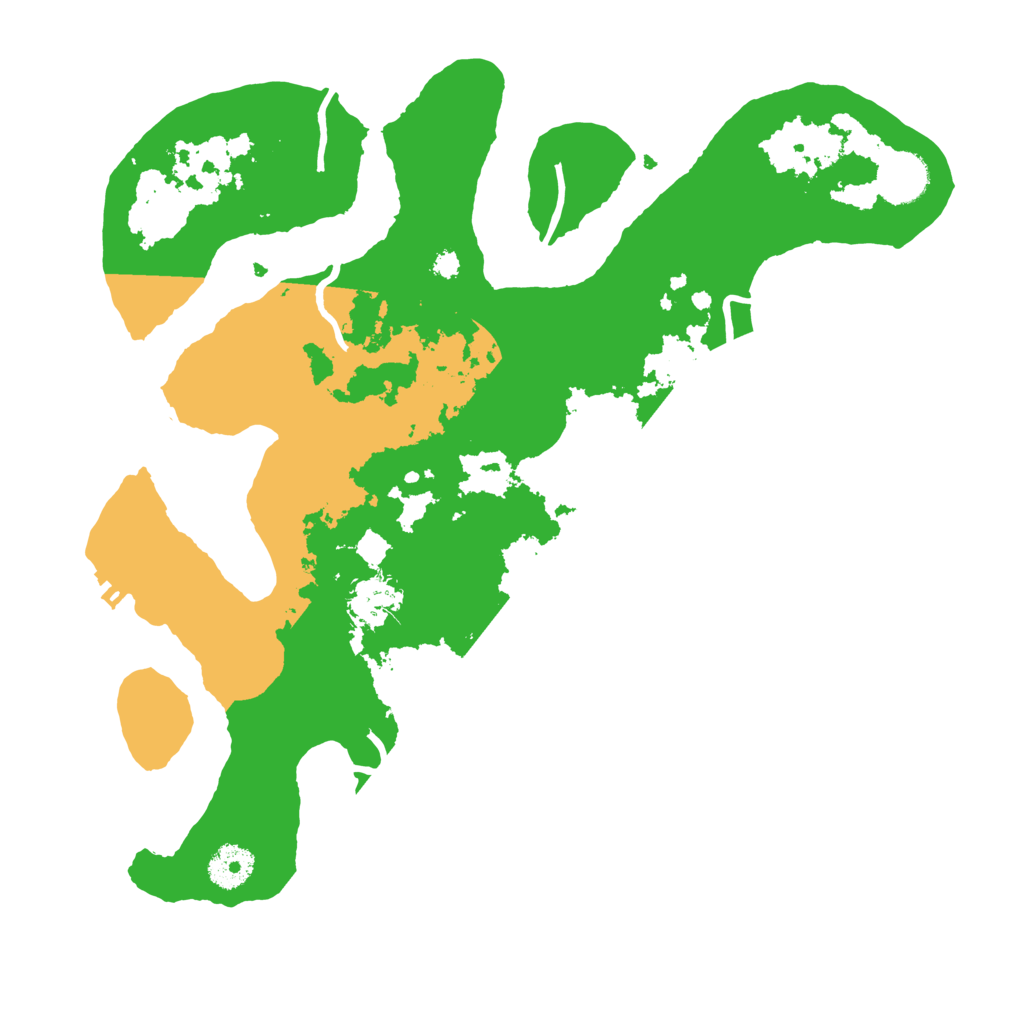 Biome Rust Map: Procedural Map, Size: 3500, Seed: 3879307