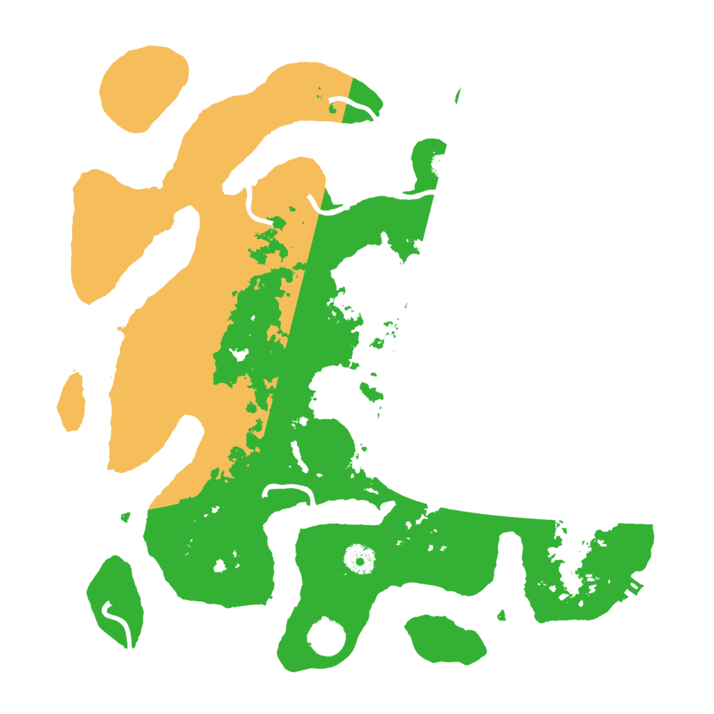 Biome Rust Map: Procedural Map, Size: 3500, Seed: 5237319